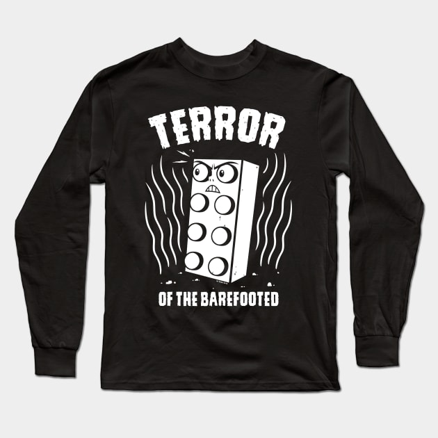 Barefoot Terror Long Sleeve T-Shirt by wloem